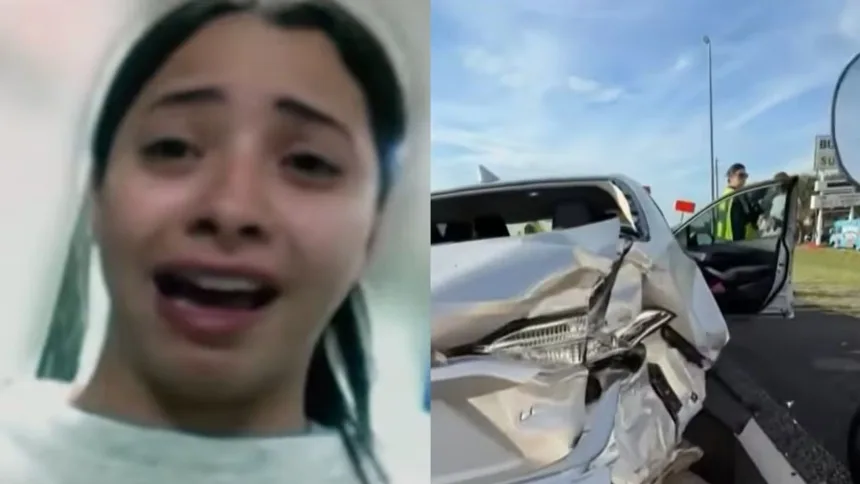 VIDEO: Venezolana pidió ayuda luego de un accidente en EEUU y terminó detenida por ICE
