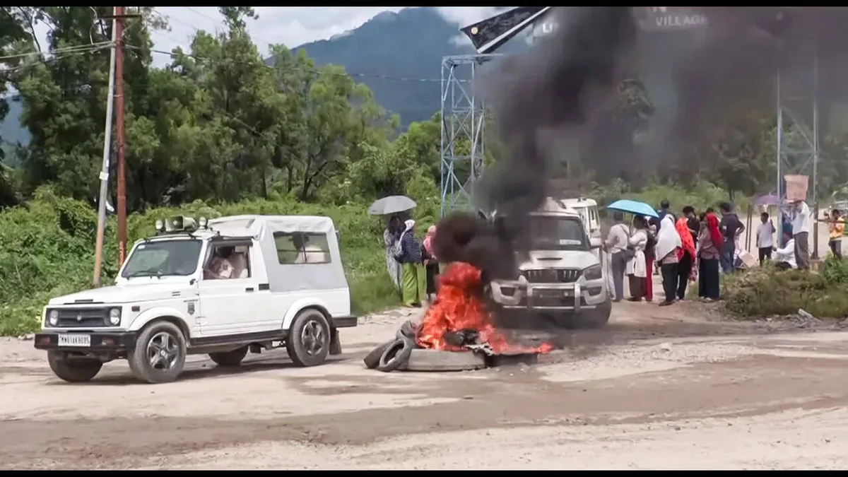 Houses burnt, CRPF jawan injured in gunfight in Manipur’s Senapati district