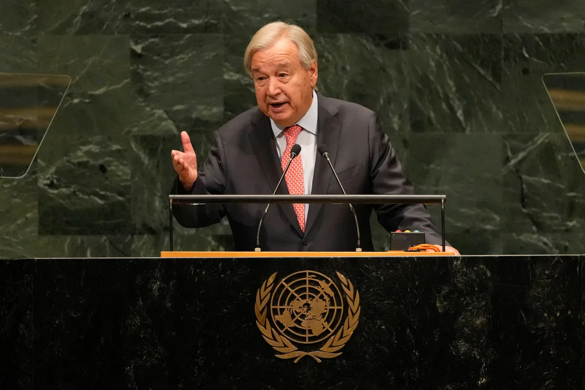 Guterres, en su último discurso ante la Asamblea General de la ONU: “Las grietas del mundo se han convertido en abismos”
