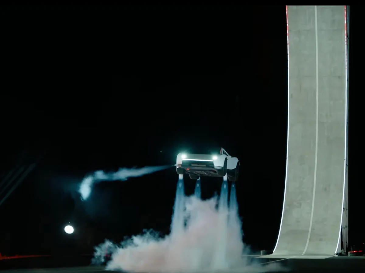 Elon Musk just unveiled a Tesla Roadster that flies — take a look