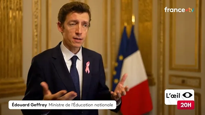 Un prof de maths remplaçante pour un cours de français ? Édouard Geffray répond sur ce couac