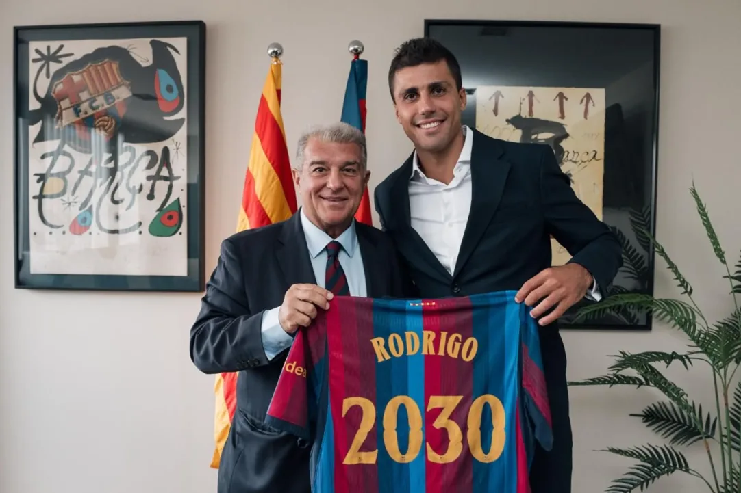 El Barça hace oficial el fichaje de Rodri