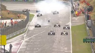 Fórmula 1: Terreible accidente de Max Verstappen en el GP de Países Bajos