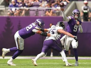 McCarthy's misfires at QB stand out for the Vikings in a 13-3 preseason loss to the Ravens