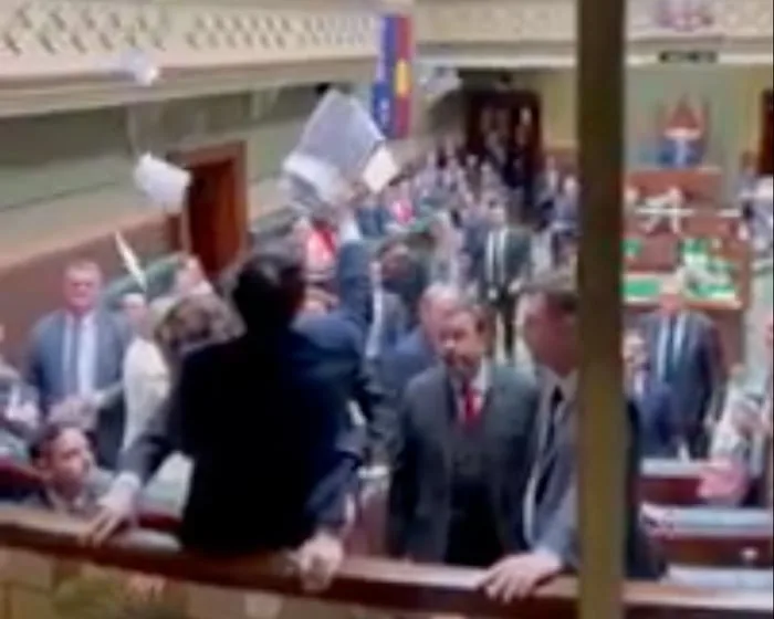 Climate protester restrained after interrupting NSW parliament – as it happened