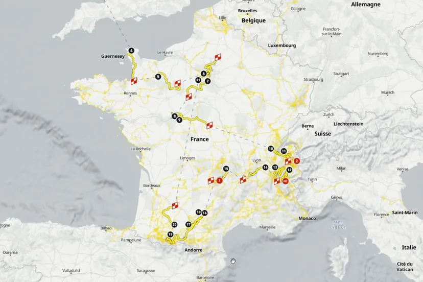 Composez votre parcours rêvé du Tour de France 2027