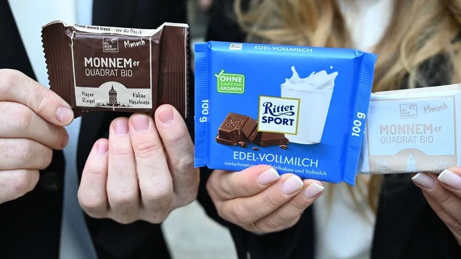 Schokolade vs. Haferriegel: Ritter Sport kann auf Sieg vor Gericht hoffen - darum geht's
