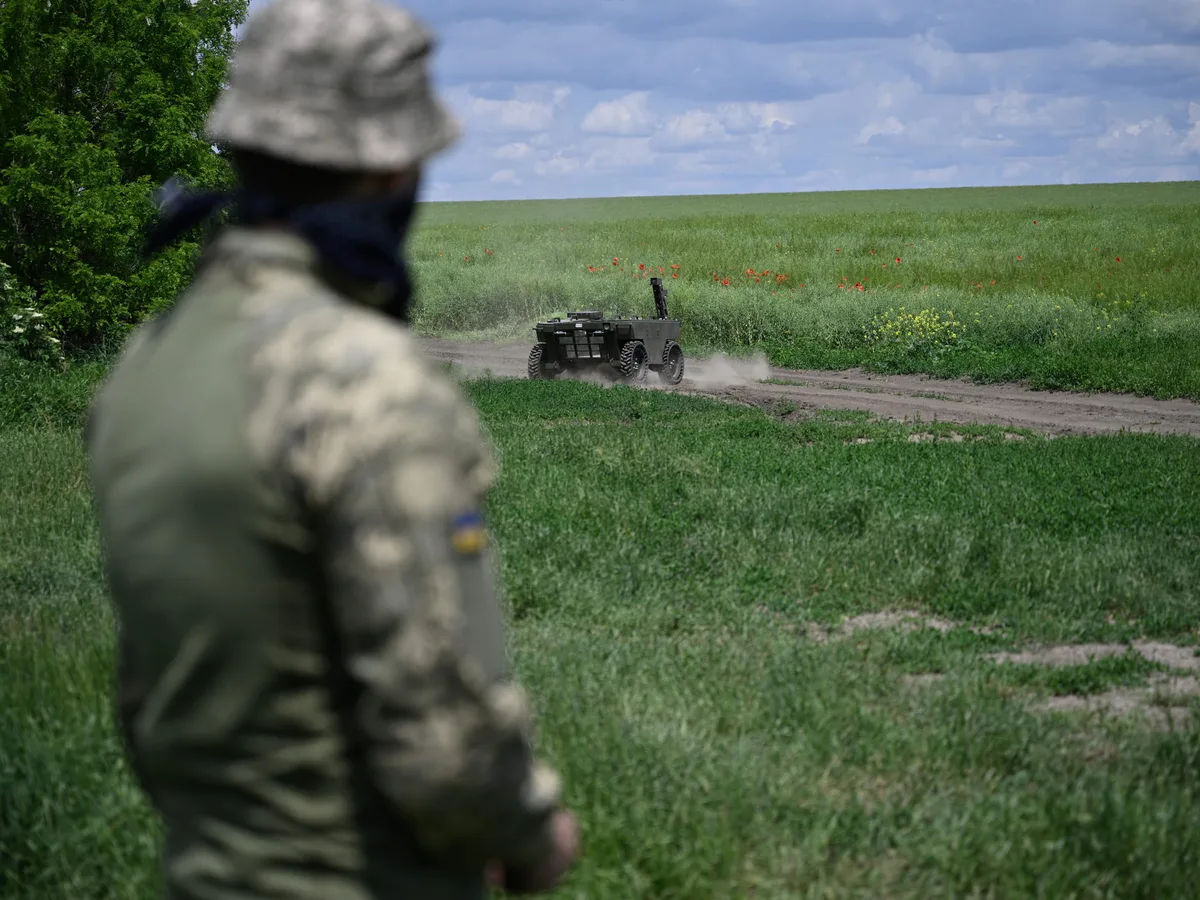 A British Army commander testing war robots says they aren't always the right tool for the job