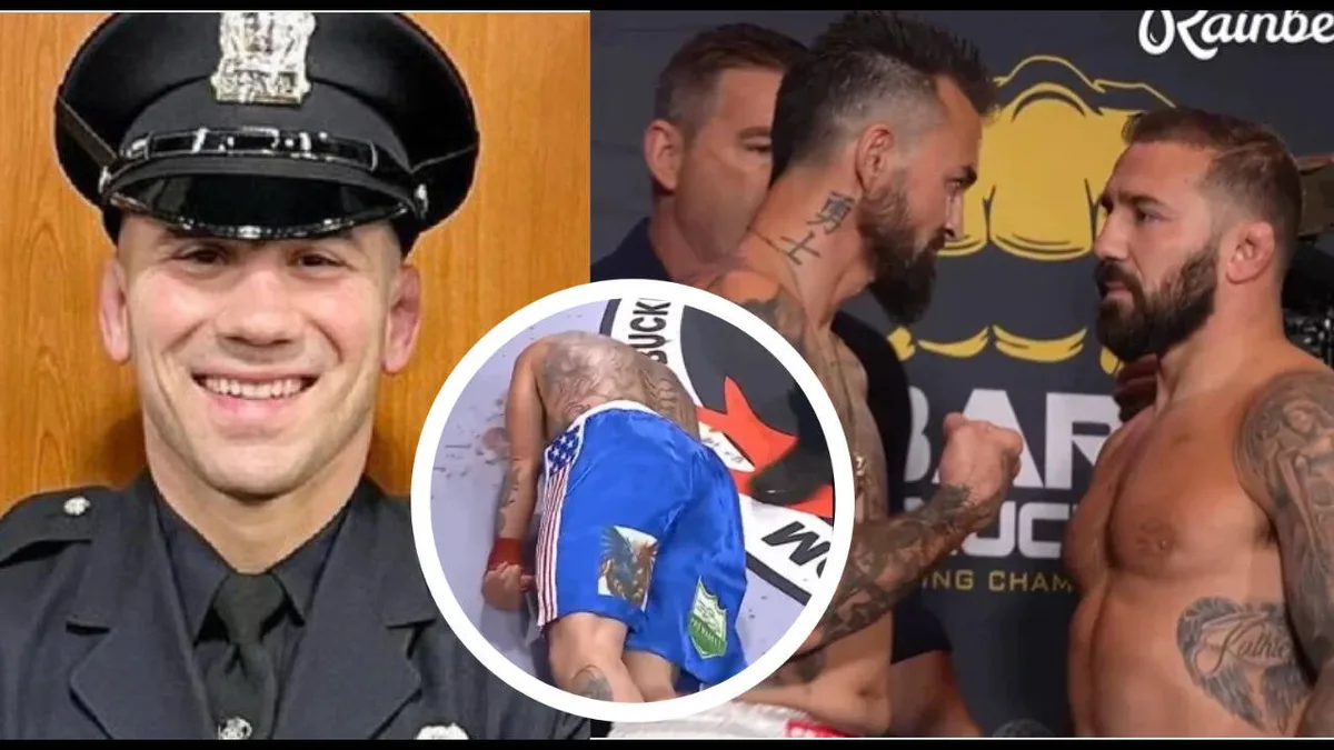 Former Prisoner Knocked Out by Active Police Officer at BKFC 95