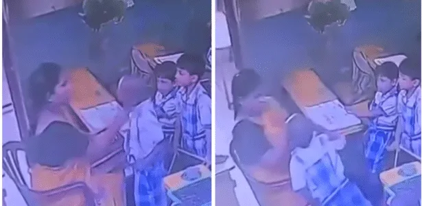 Menino de 6 anos desmaia e morre após levar tapa de professora na Índia