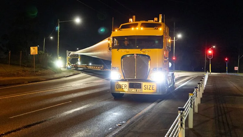 How this team of experts guide 80-metre turbine blades down our roads with just millimetres to spare