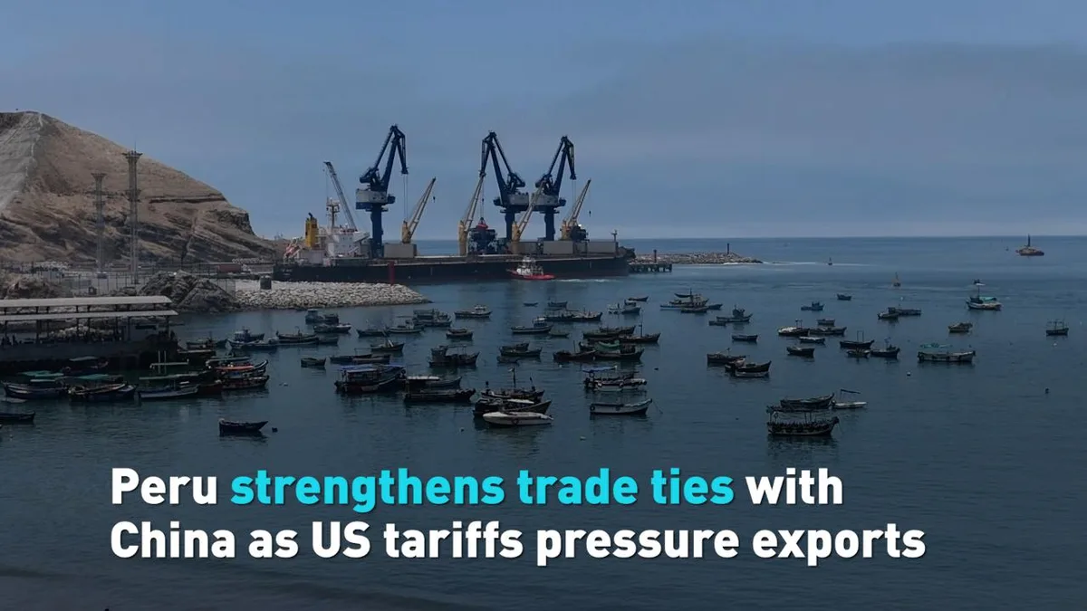Peru strengthens trade ties with China as US tariffs pressure exports