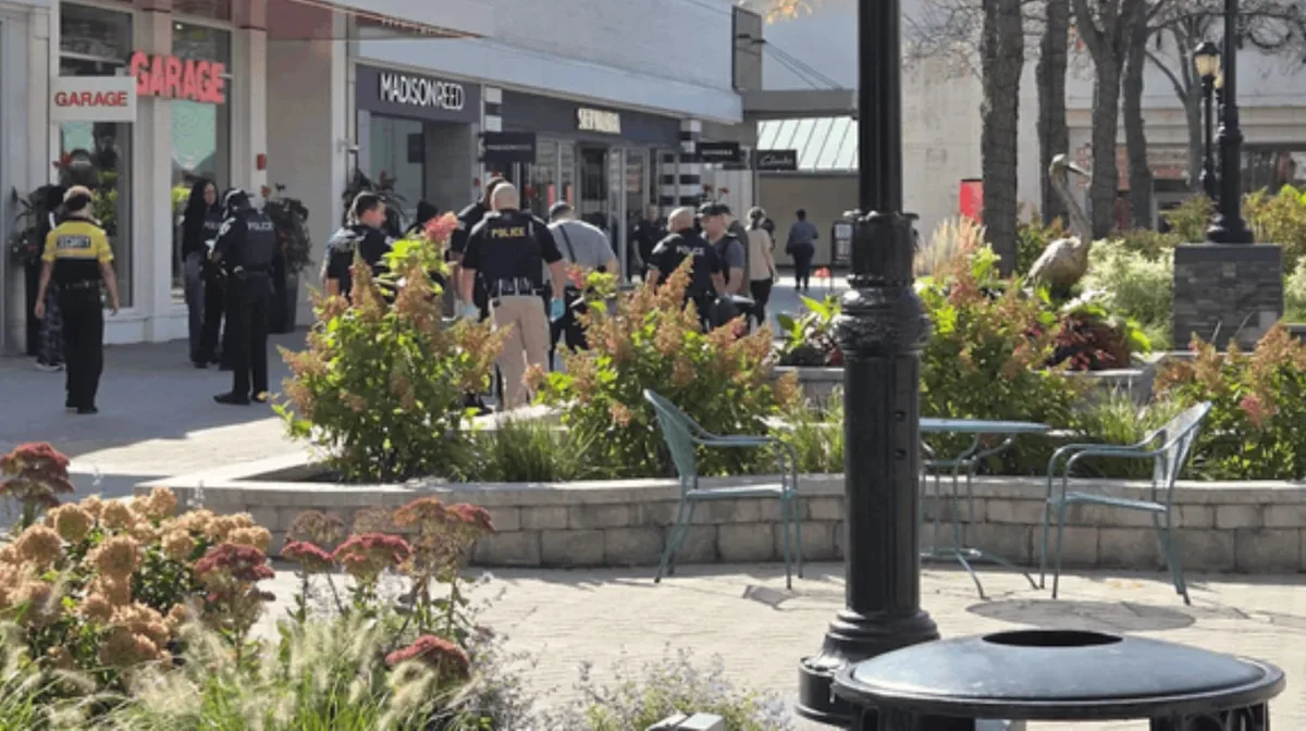 Un hombre intentó ahogar a una mujer en el estanque de un shopping y varias personas se lanzaron al agua para salvarla