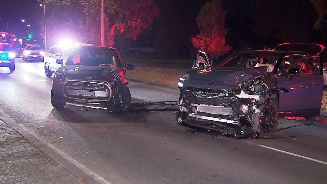 Driver accused of multiple hit-and-run crashes allegedly bites officer during Adelaide arrest
