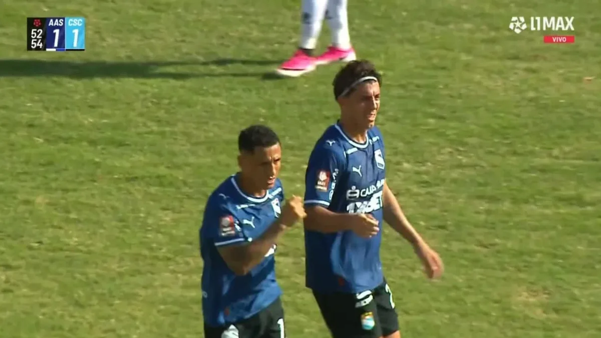 Gol de Michael Hoyos para establecer empate transitorio en Sporting Cristal vs Alianza Atlético por Liga 1 2026