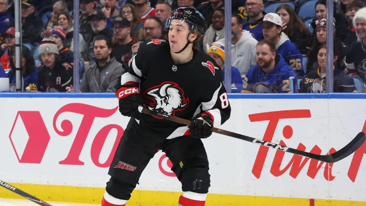Sabres sign forward Noah Ostlund to eight-year extension