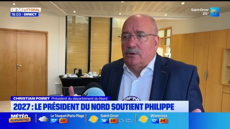 Présidentielle 2027 : Christian Poiret annonce son soutien à Edouard Philippe