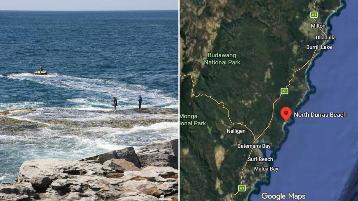 Woman dies after wave sweeps her into surf while rock fishing on NSW South Coast