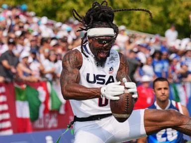 US men and Canada women win flag football world titles as spots earned for the Los Angeles Olympics