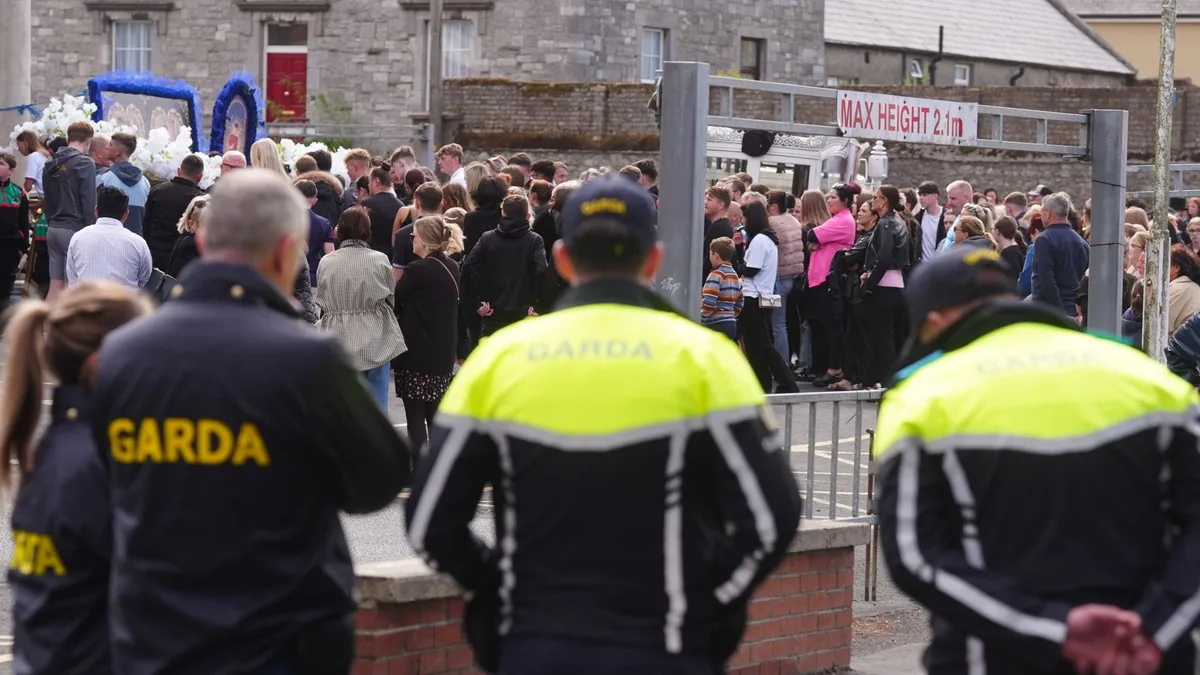 Police on alert as funeral held for teenagers killed in Ireland wrong-way crash