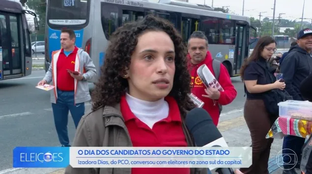 Izadora Dias, candidata ao governo de SP, defende redução da jornada de trabalho e reestatização de serviços públicos