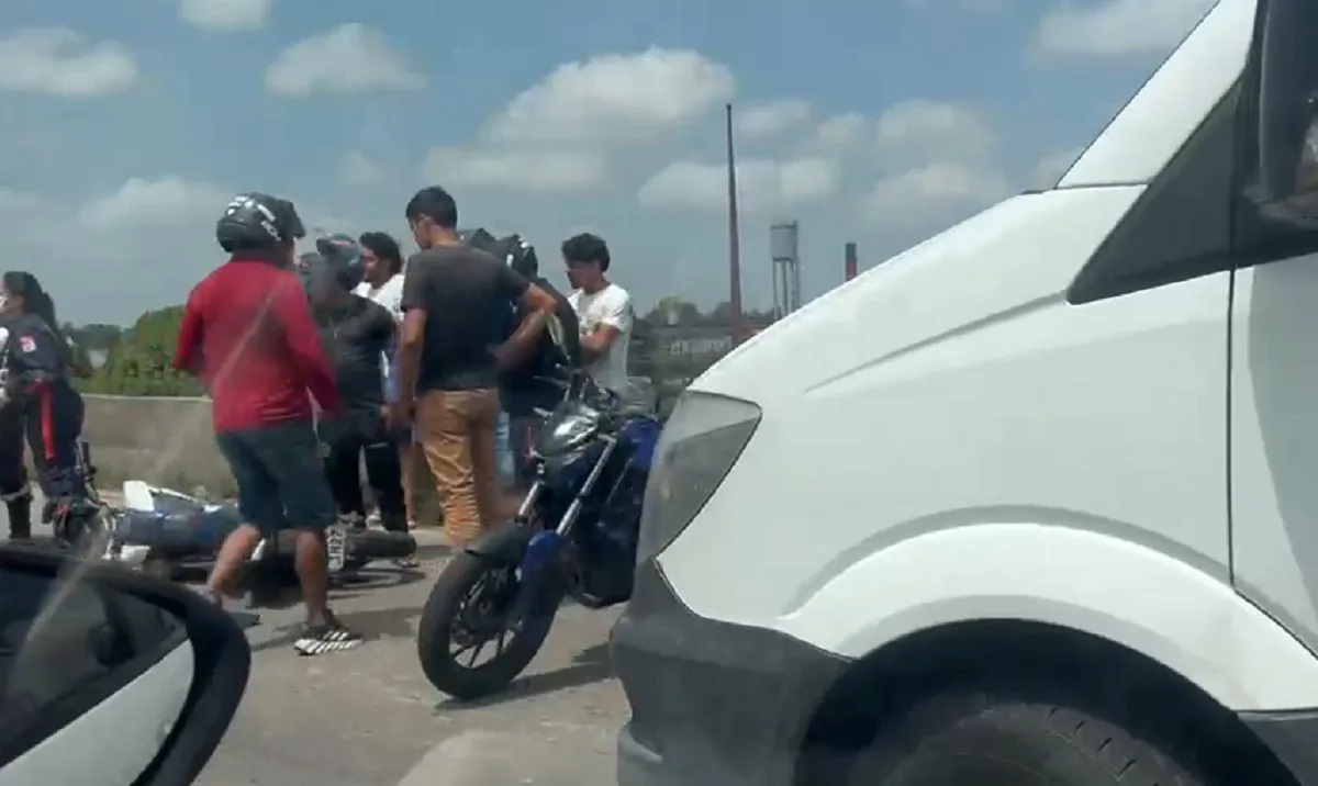 Passageira de moto por aplicativo morre após cair e ser atingida por caminhão no elevado da Mário Covas, na Grande Belém