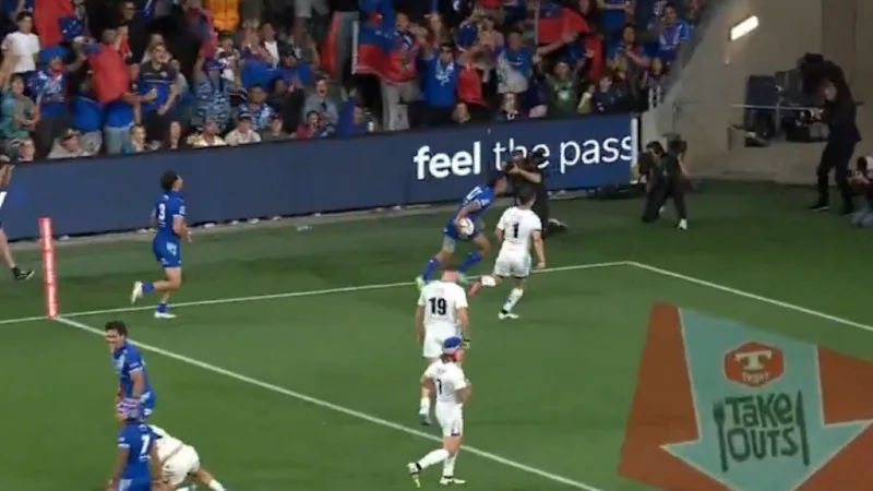 Fa'alogo bags four tries in Samoa rout