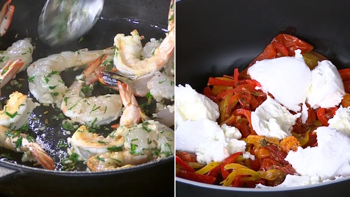 From garlic prawns to festive favourites, Curtis Stone brings a taste of Christmas to Sunrise