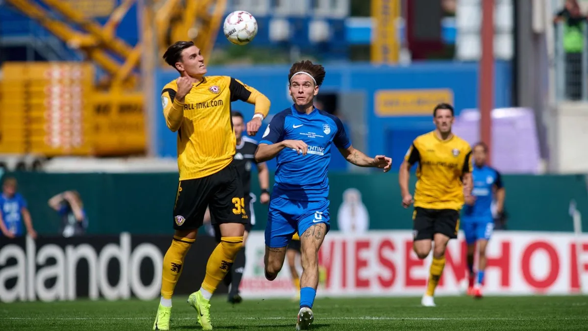 DFB-Pokal: Dynamo Dresden zieht souverän in die zweite Pokalrunde ein