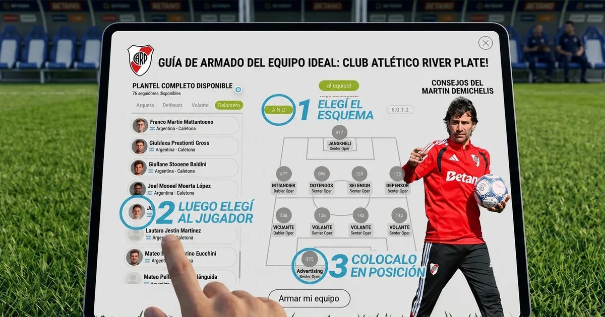 Armá tu 11 de River para visitar a Belgrano por la fecha 13 del Clausura
