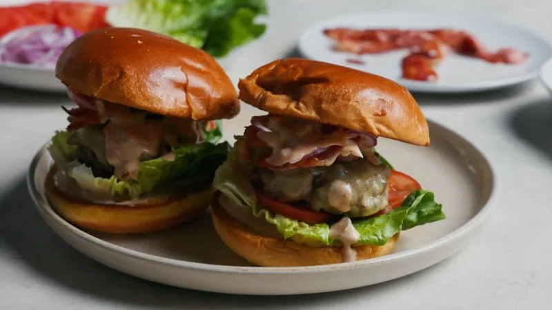 The fakeaway burger with a secret ingredient