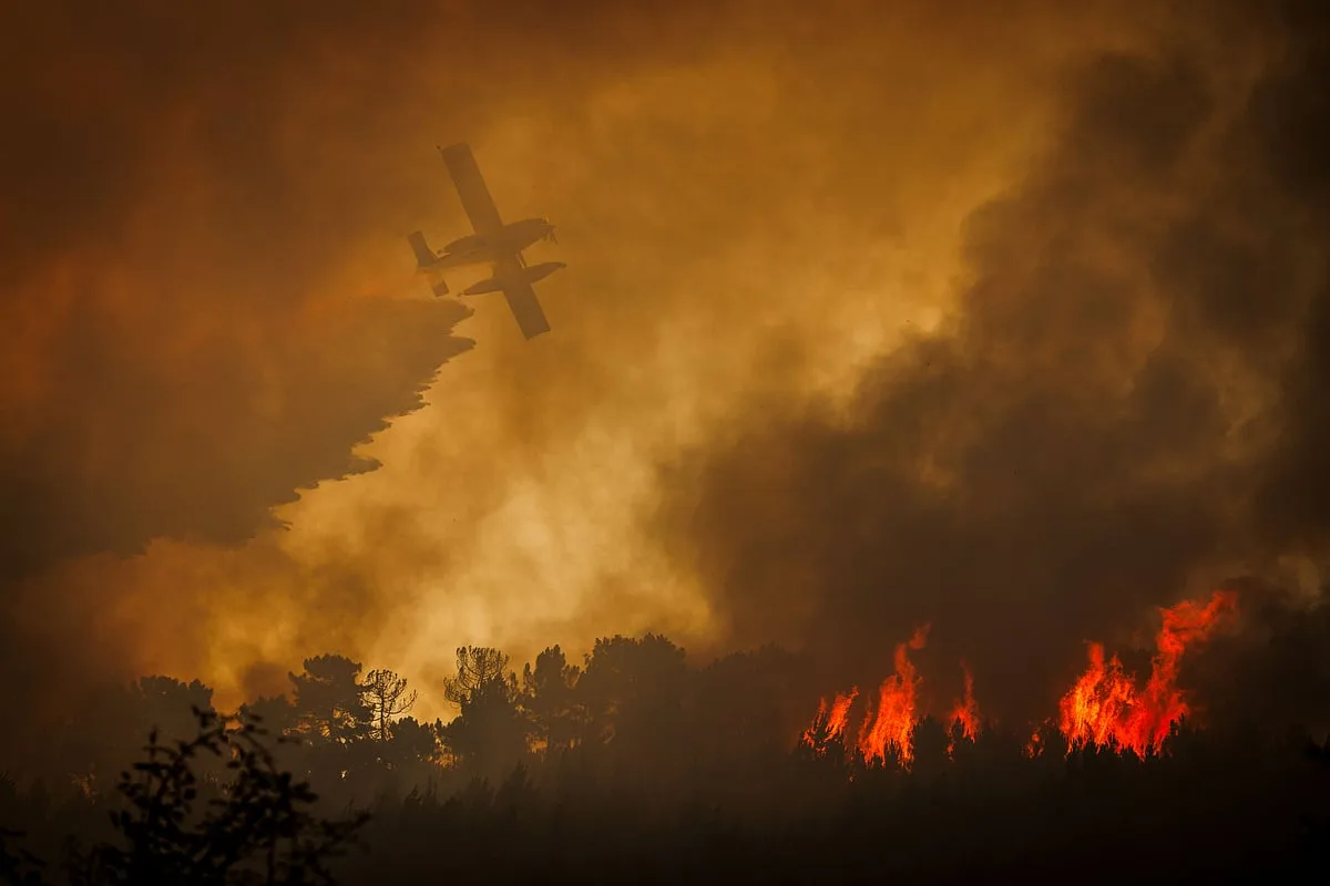 Quase 1250 operacionais nos incêndios de Torre de Moncorvo, Arouca e Santo Tirso
