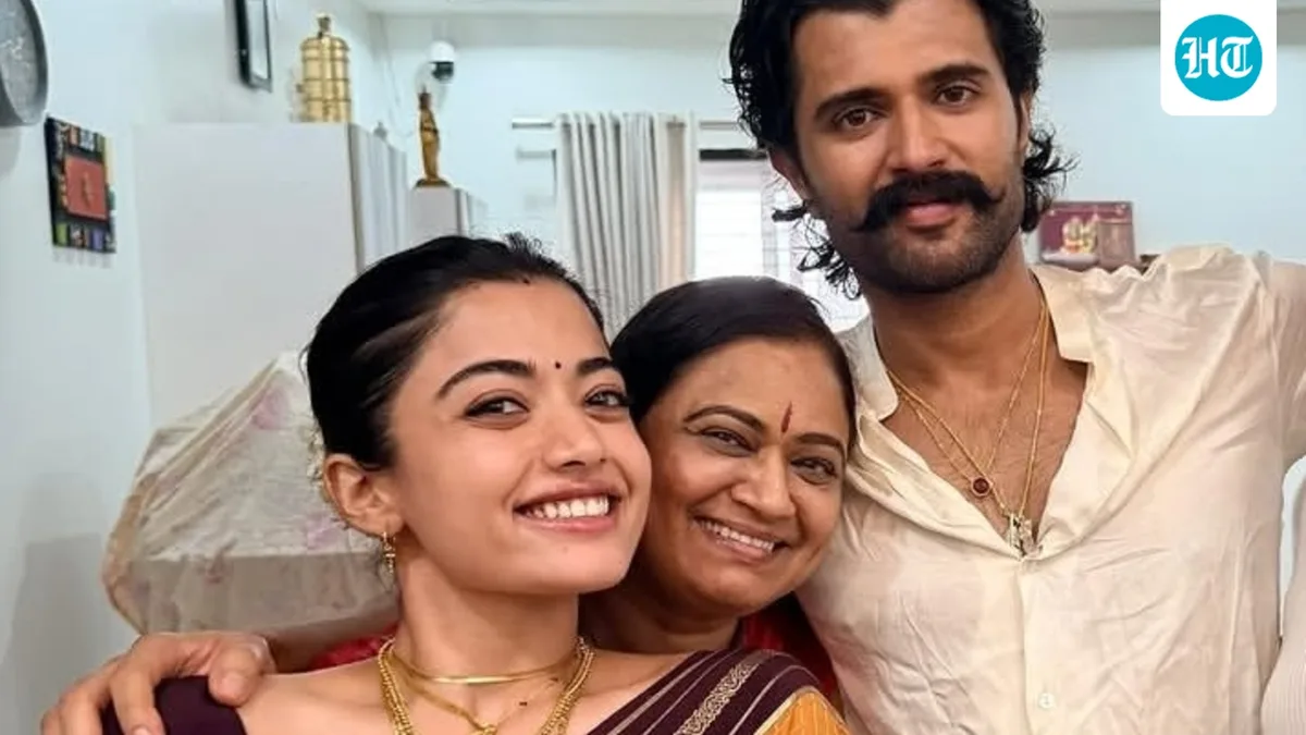 Vijay Deverakonda says his mom broke down crying in public while watching Ranabaali, Rashmika Mandanna consoled her
