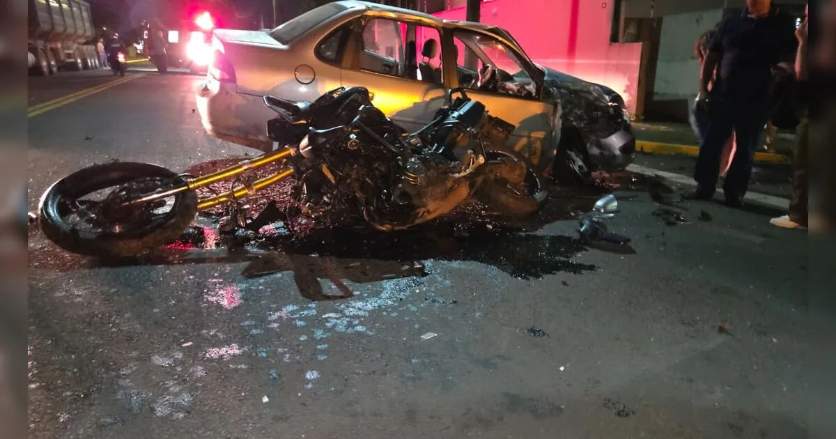 Motociclista é reanimado e hospitalizado em estado grave após forte colisão em Apucarana