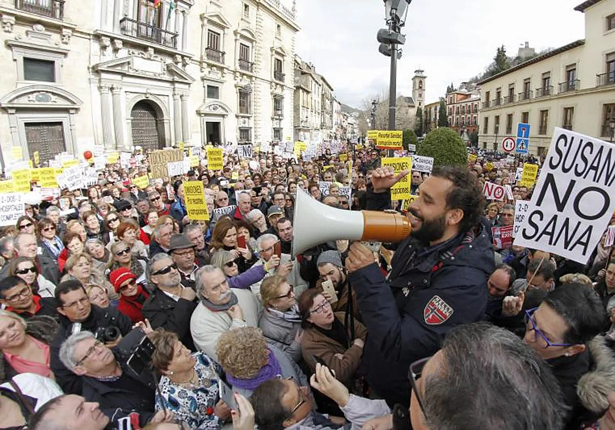 Justicia por la Sanidad convoca una manifestación en Granada una década después de las marchas del doctor Spiriman