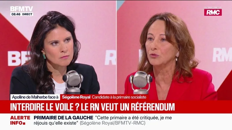 Alliance avec LFI: "J'attends de voir ce que disent les électeurs", annonce Ségolène Royal, candidate à la primaire socialiste