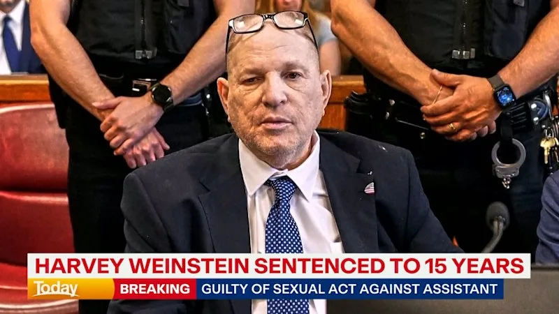 Harvey Weinstein sentenced to 15 years