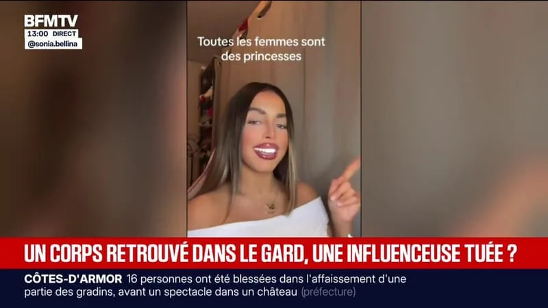 Ce que l'on sait sur la découverte d'un corps calciné dans le Gard, "probablement" celui de l'influenceuse Sonia Bellina