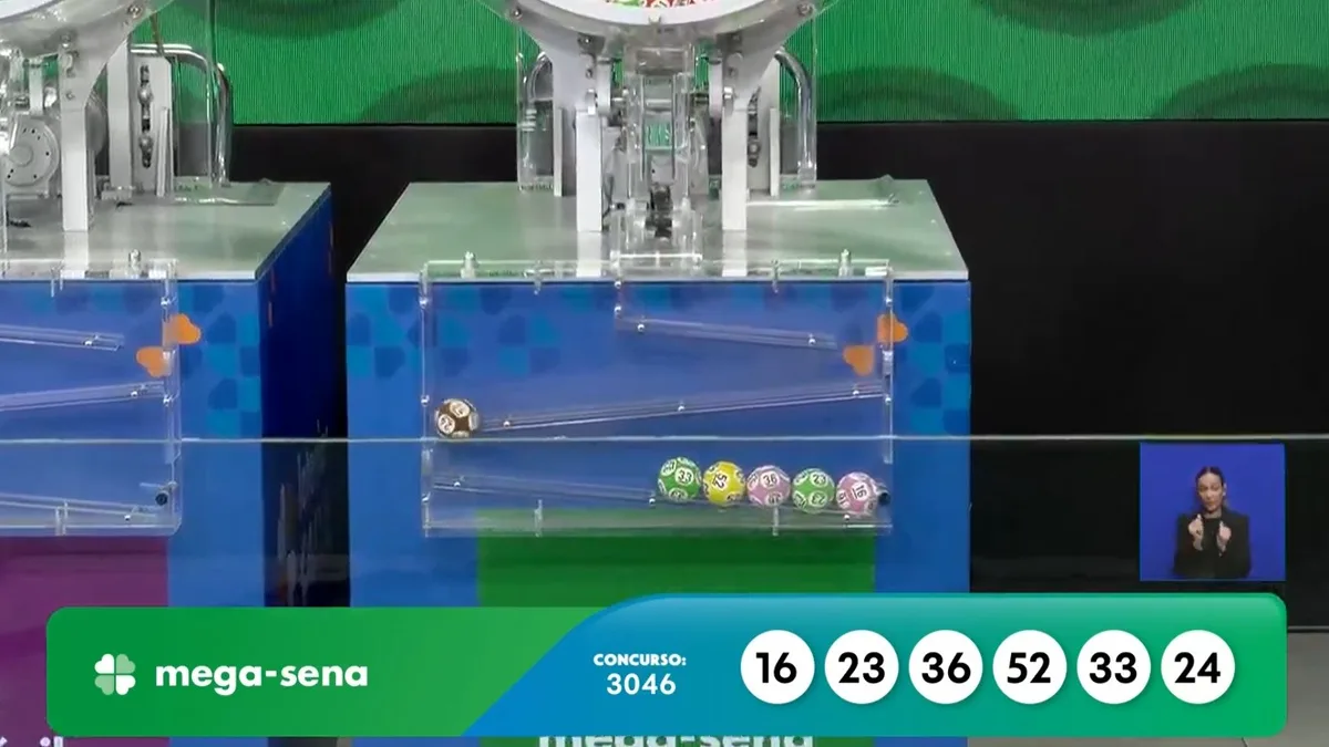 Mega-Sena, concurso 3046: confira os números sorteados