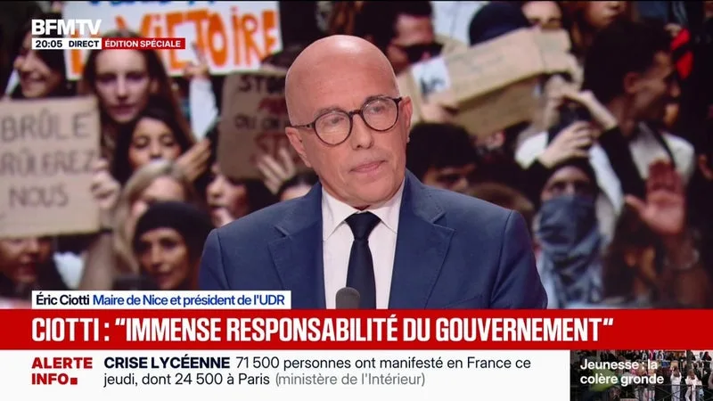 Pour Éric Ciotti, président de l'UDR, "on doit interdire la syndicalisation dans la magistrature"