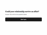 Could your relationship survive an affair? As scientists reveal the couples most likely to stay together after cheating, take our quiz to find out if yours has what it takes