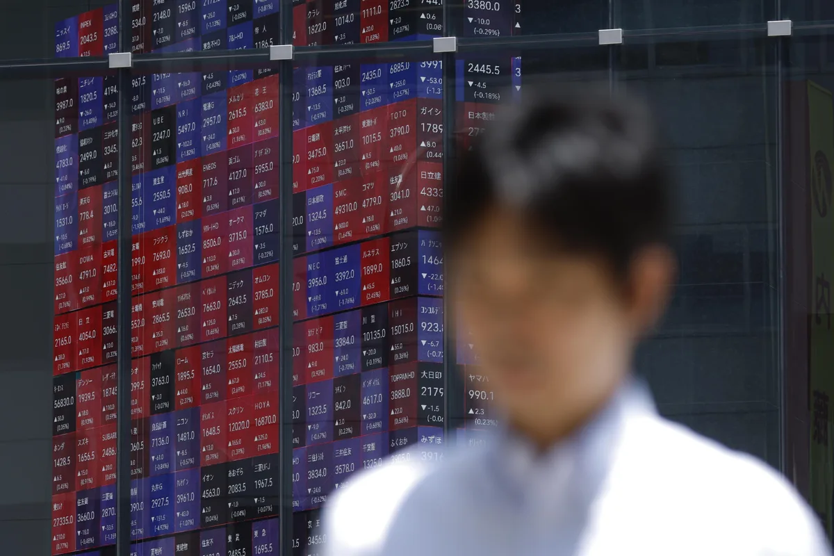 Asian stocks stutter as oil falls, investors await Nvidia earnings
