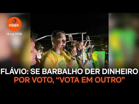 Flávio: se Barbalho oferecer dinheiro por voto, “pega e vota em outro”
