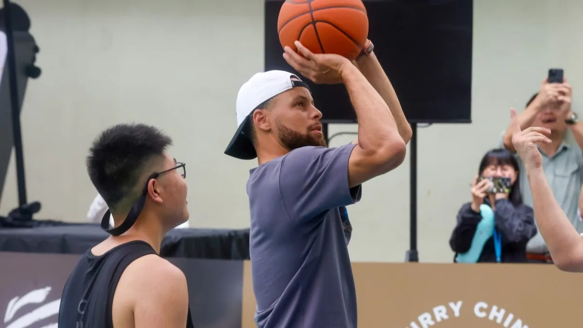 NBA star Curry visits Hong Kong school, gives tips on dealing with self-doubt, pressure