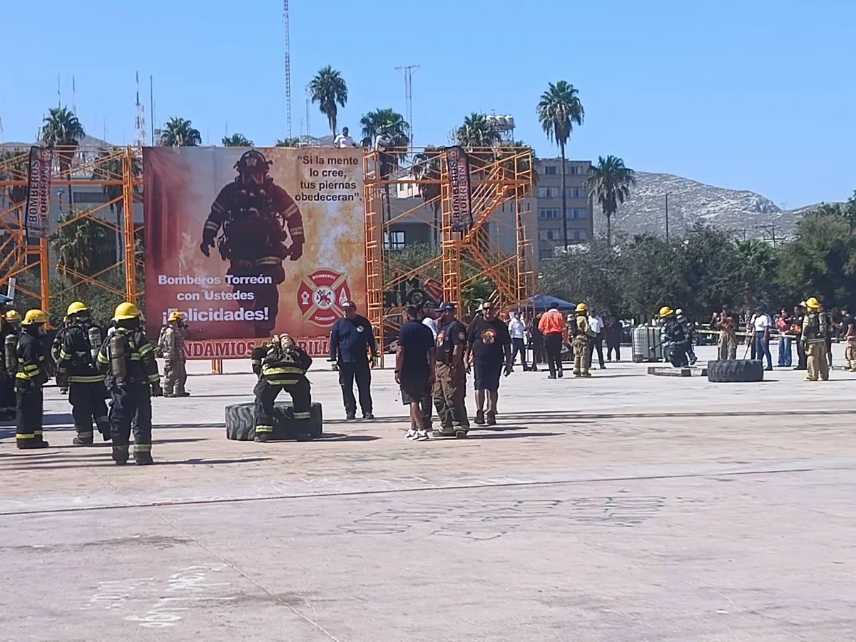 Bomberos de Coahuila toman protagonismo en víspera de su gran día