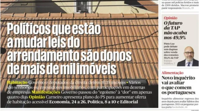 Hoje é notícia: Donos de mais de mil casas; Imigrantes vivem em esquadras