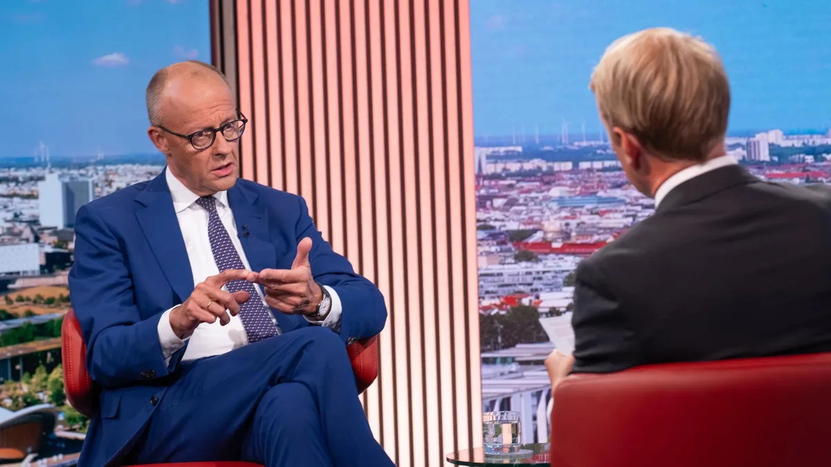 Merz im ARD-Sommerinterview: "Es wird am Ende zusammengezählt"