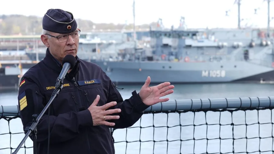 Verteidigung: Marineinspekteur warnt: Russland „aggressiv auf See“