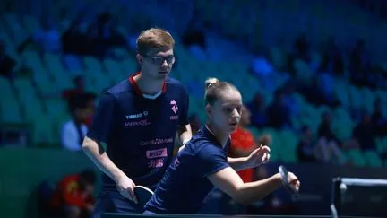 Alexis Lebrun et Charlotte Lutz s'inclinent en finale du double mixte des championnats d'Europe de tennis de table