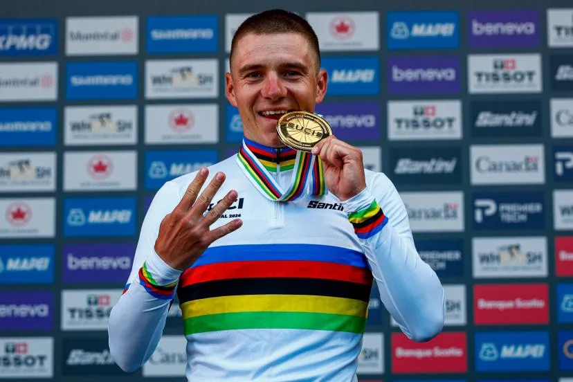 À nouveau titré sur le contre-la-montre, Remco Evenepoel pense déjà à la course en ligne des Mondiaux : « J'espère gagner un peu plus de puissance encore »
